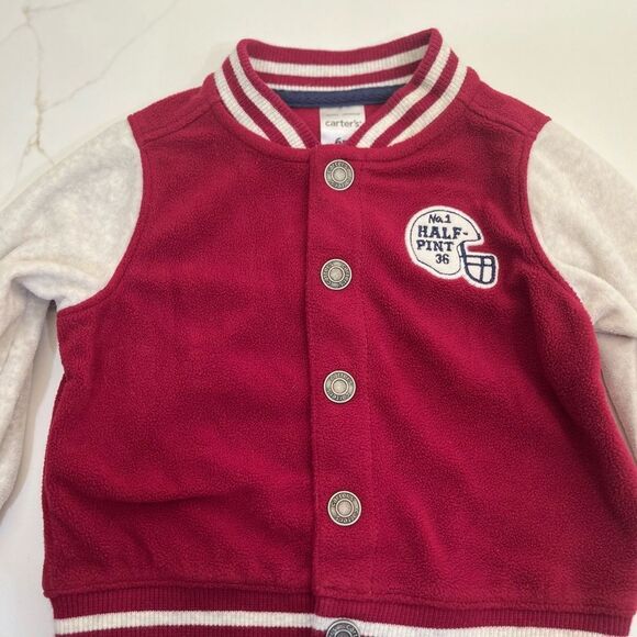 Carter's Red Varsity Jacket for Infants - Picture 3 of 6